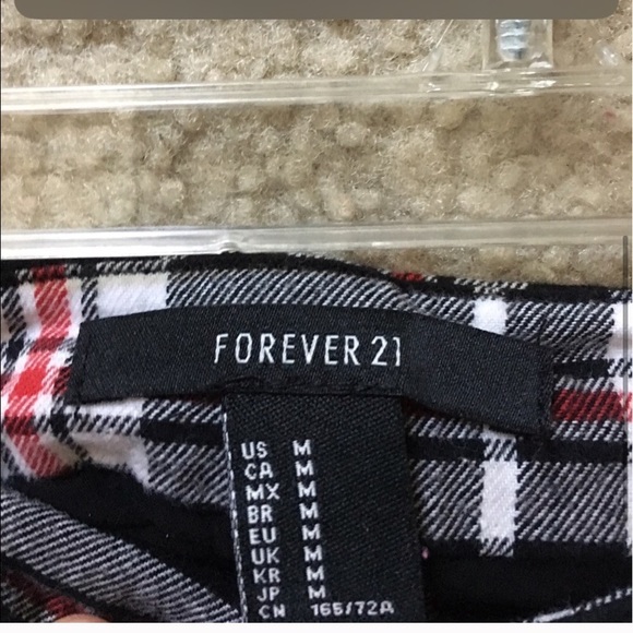 Plaid Forever 21 Skirt - Picture 3 of 5